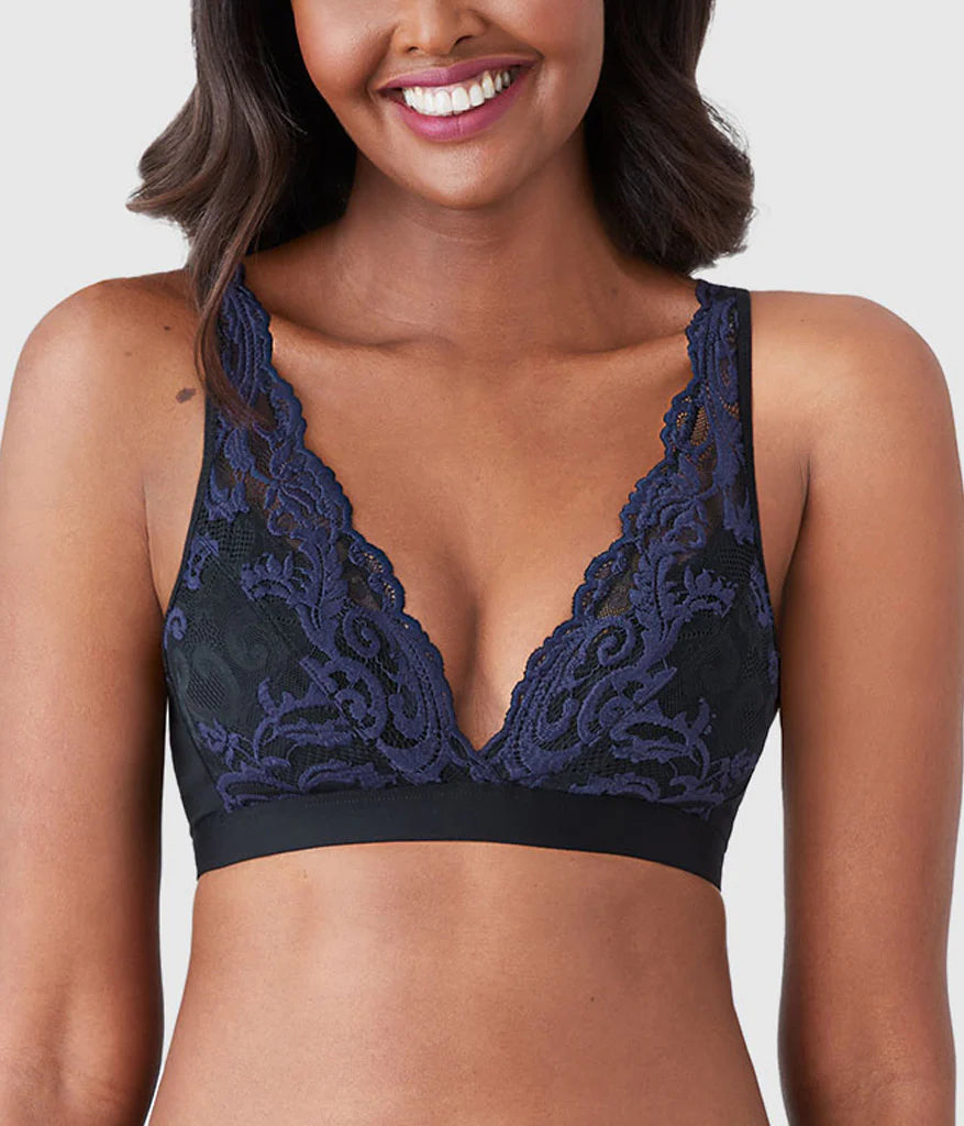 Instant Icon® Bralette: Black/Eclipse Main image