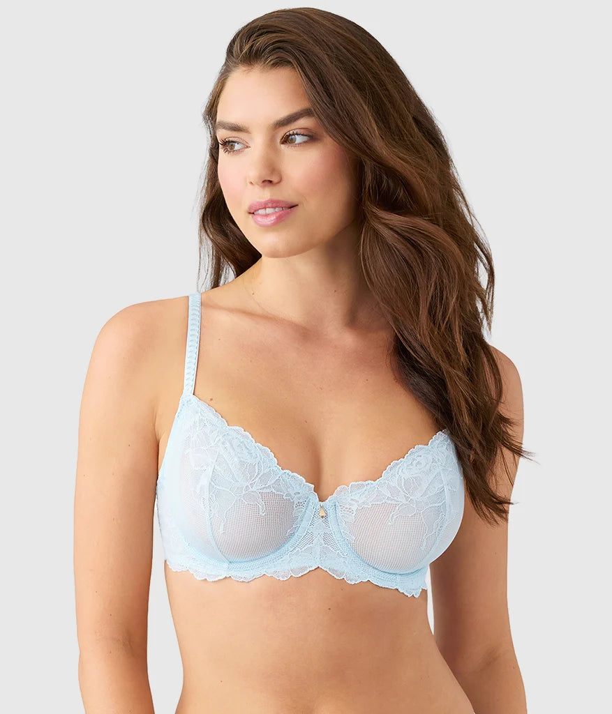 Vivid Attraction Underwire Bra: Soft Sky Main image
