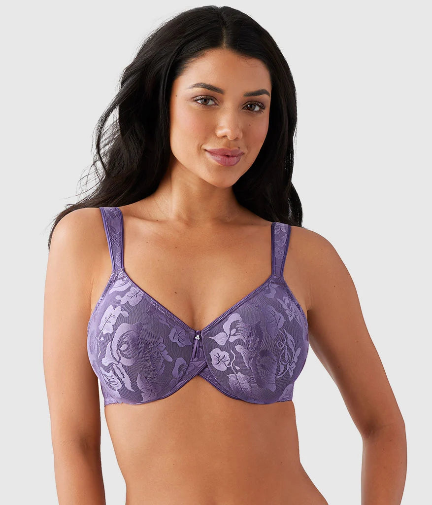 Awareness Underwire Bra: Grape Compote