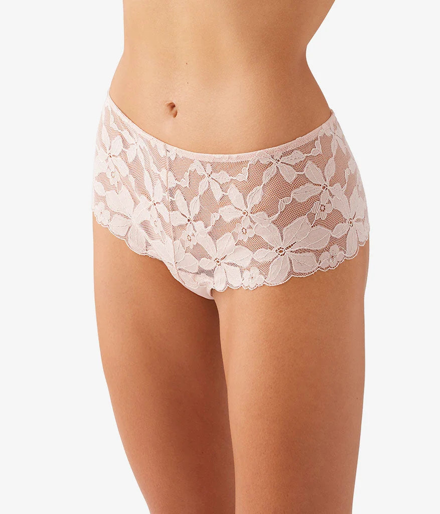Feeling Famous Tanga: Rose Smoke/White