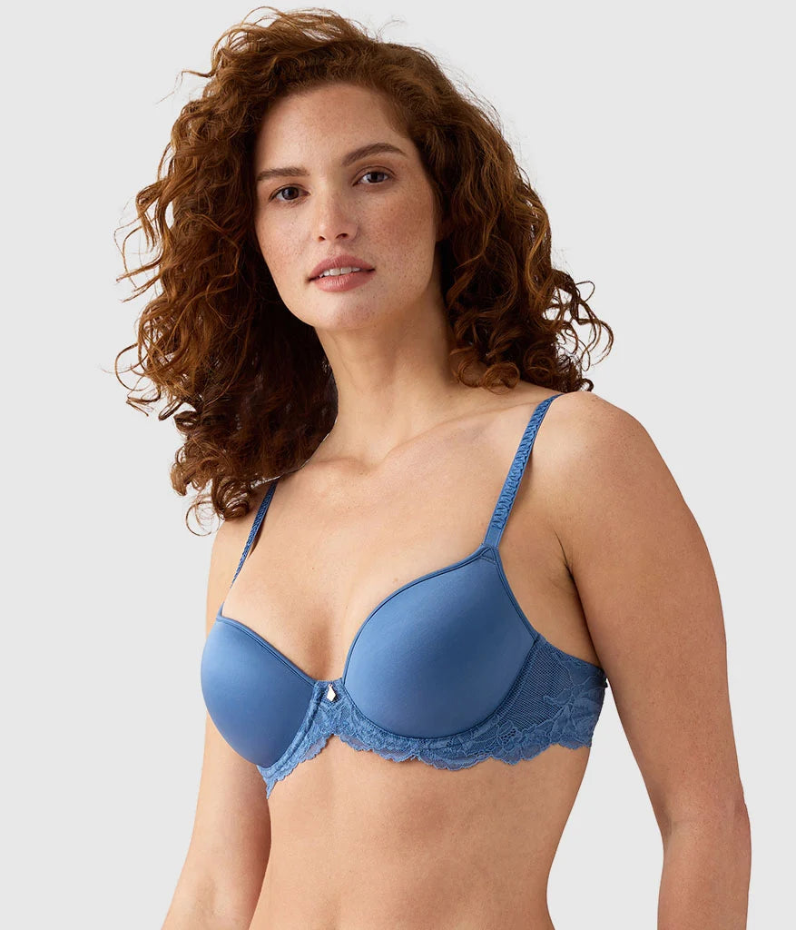 Vivid Attraction T-Shirt Bra: Blue Horizon
