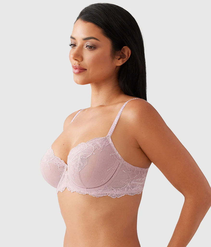 Vivid Attraction Underwire Bra: Woodrose Secondary image