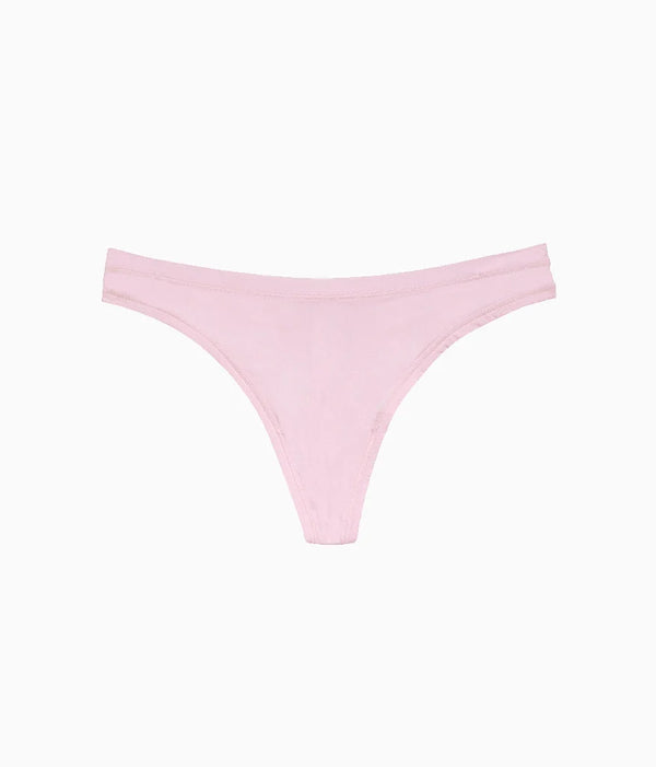 Future Foundation Thong: Pink-A-Boo