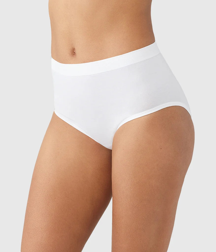 B-Smooth® Natural Brief: White
