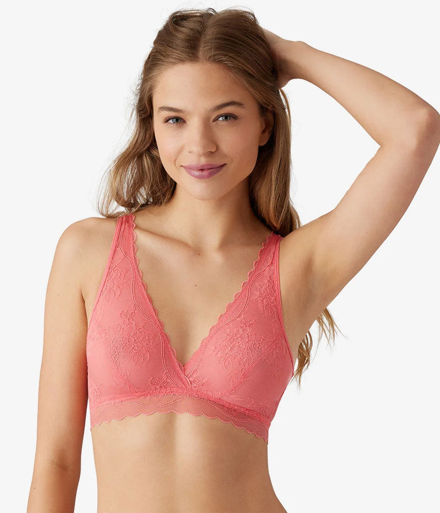 No Strings Attached Bralette: Tea Rose