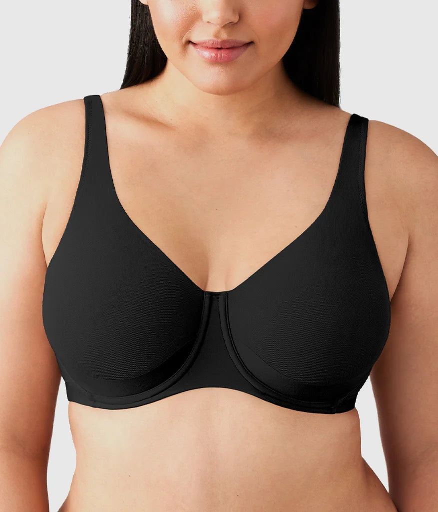 Shape Revelation® Pendulous Underwire Bra: Black Main image