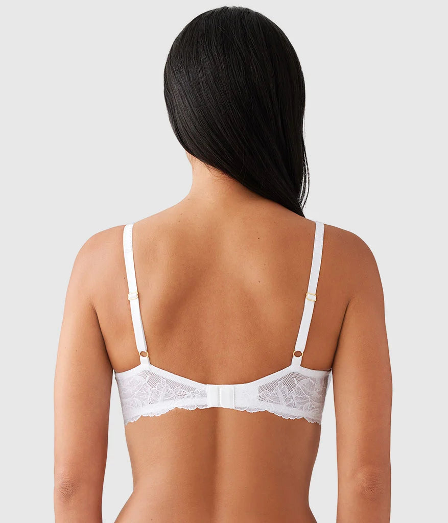 Vivid Attraction Underwire Bra: White Secondary image